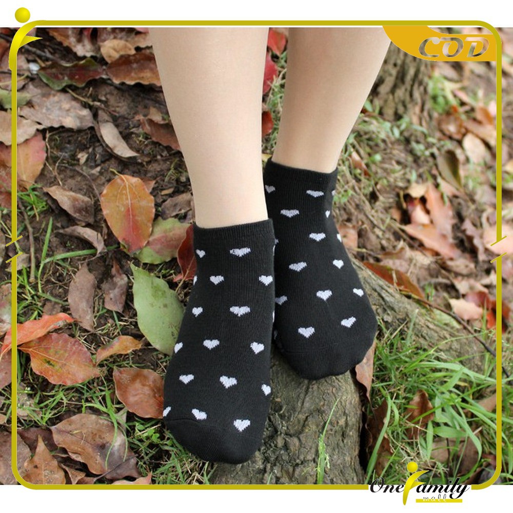 ONE - P51-P54 Kaos Kaki Pendek Dewasa / Kaos Kaki Semata Kaki / Kaos Kaki Ankle Motif / Short Socks-7