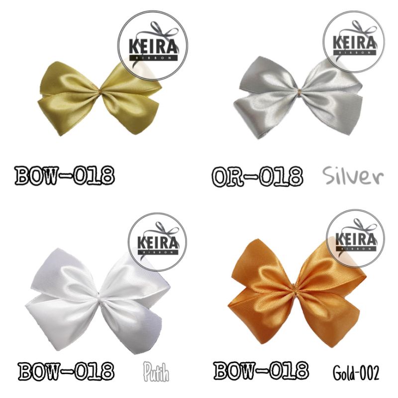 

Pita jadi serbaguna BOW-018 warna gold, silver, putih, maroon