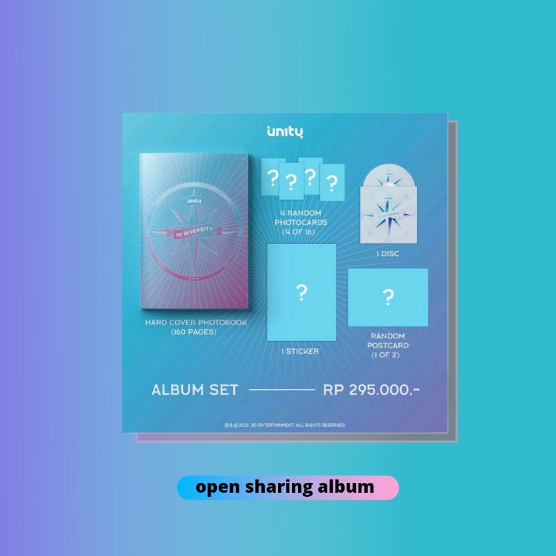 ALBUM UN1TY IN DIVERSITY + CD + STIKER