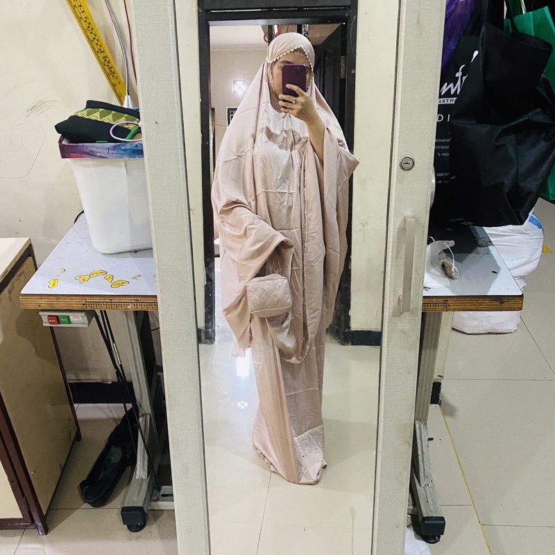 NEW READY COD | [NEW BISA COD] Set Mukena Silk Elegan dewasa premium travelling Dewasa 2in1 bisa untuk hampers dan seserahan