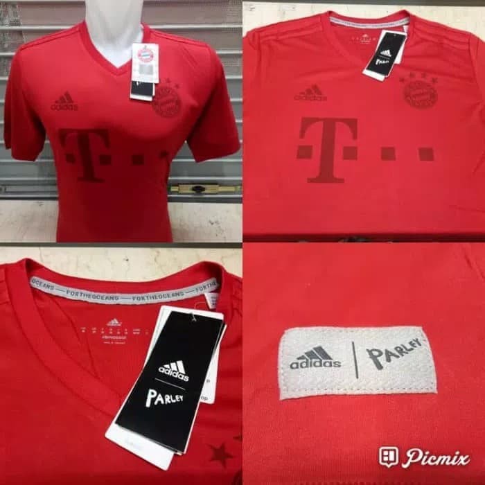 JERSEY BOLA MUNCHEN PARLEY RED 2018/2019 GRADE ORI Import