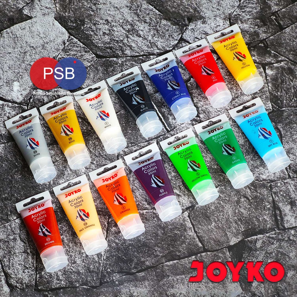 

Cat Akrilik Joyko 30 ml / Acrylic Paint / Cat Akrilik Murah 30 ml