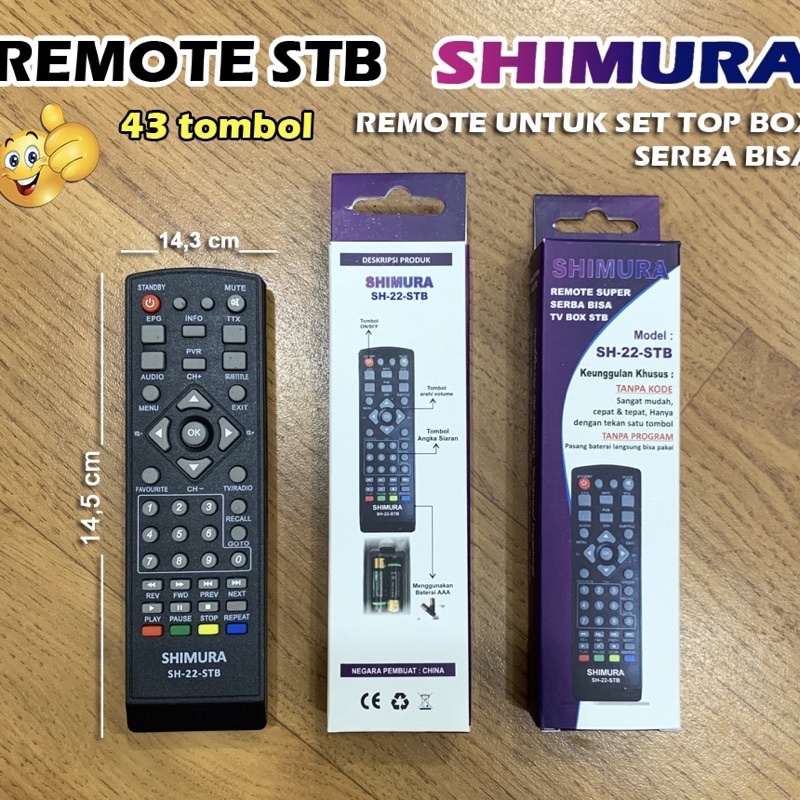 Remote STB VDR V21DVB