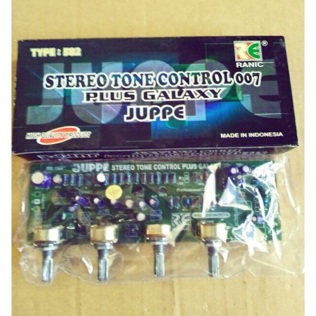 Kit Tone Control Stereo 007 JUPE + Galaxy