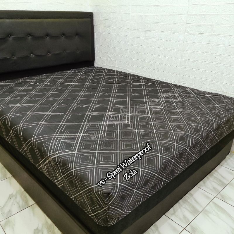 SPREI WATERPROOF MOTIF SPREI ANTI OMPOL 120 160 180 200-WP Zola