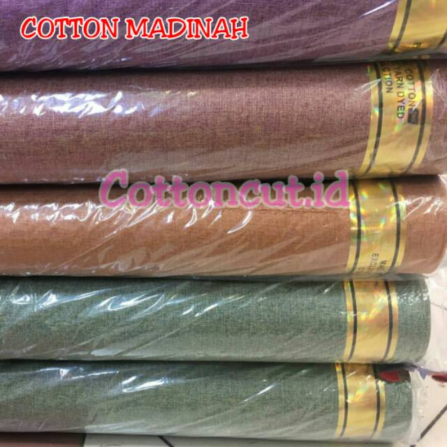 1 Roll Bahan Kain Cotton Madinah Katun Madinah Shopee Indonesia