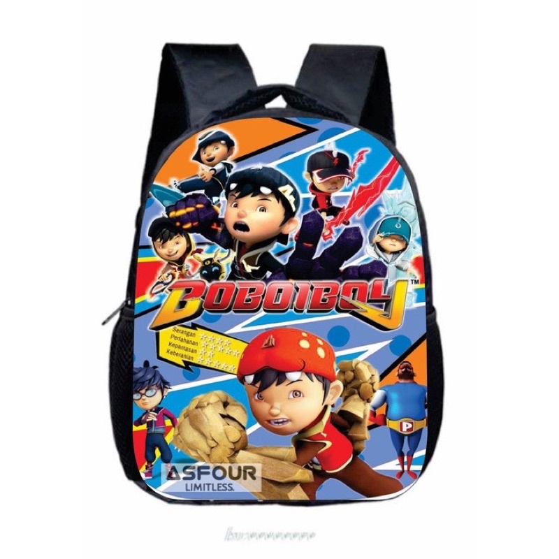 Asfour limitless - Tas Ransel Anak Karakter B0b0ib0y Tas Boboiboy Tas Ransel Sekolah Anak Laki Laki Karakter Boboiboy tas Sekolah