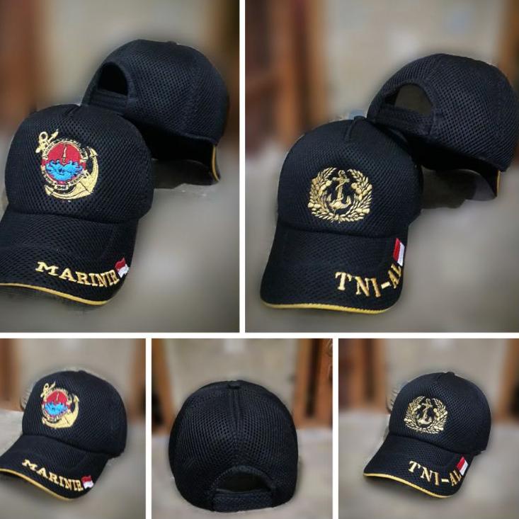 SALEE.. topi double mess marinir/TNI AL