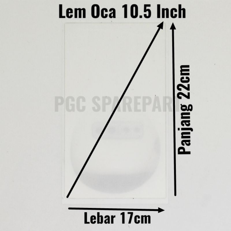 

Universal Lem OCA 10.5 inch - Adhesive Perekat Occa Kering Dry Glue 10.5inch