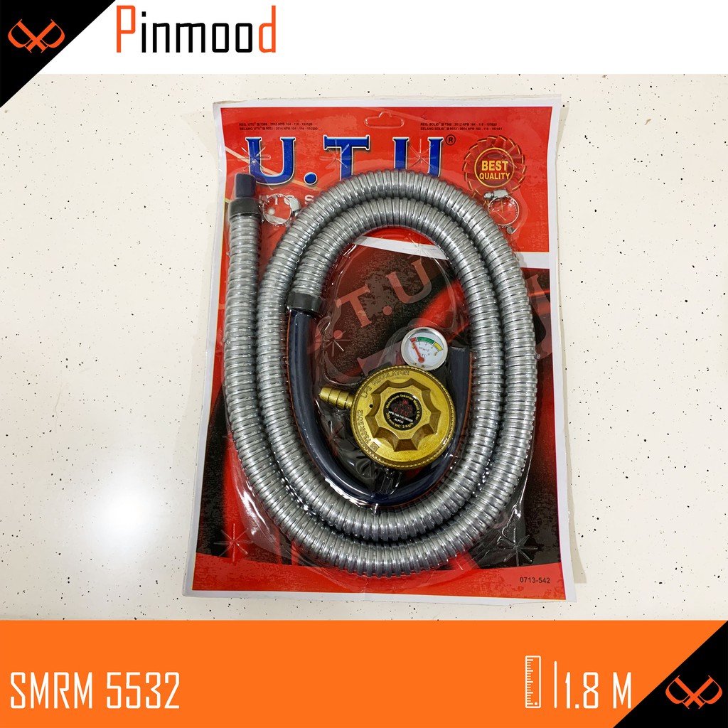 U.T.U SELANG + REGULATOR KOMPOR SMRM-5532 / RLP 532 UTU MURAH