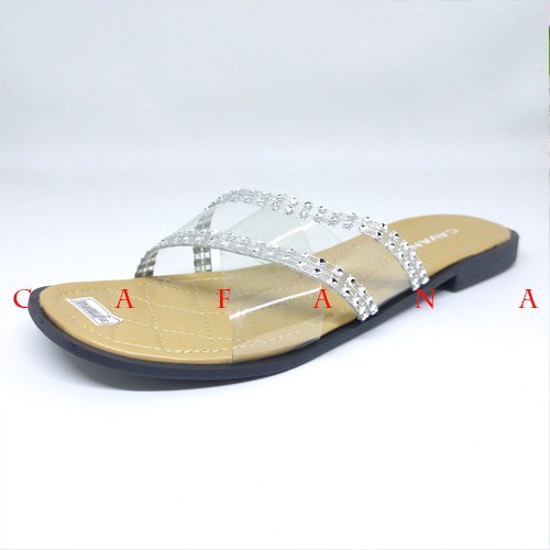 Sandal Wanita Slop Permata SDL126