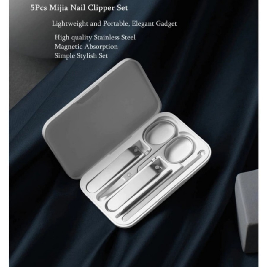 MI nail clipper set 5ini1 Gunting kuku Korek kuping