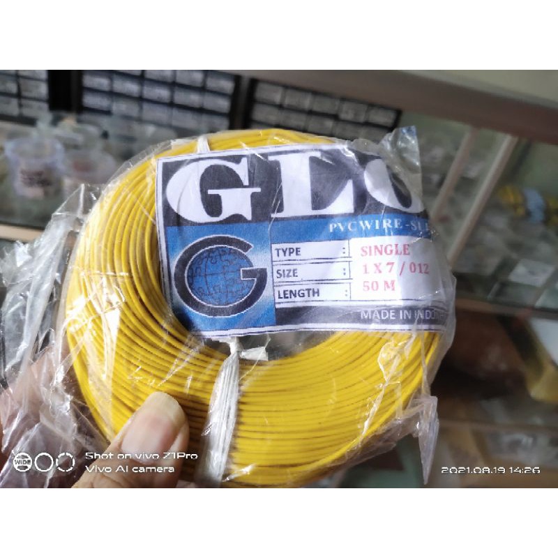 Kabel 1x7 serabut rol - cable 1 x 7 roll 50 meter full