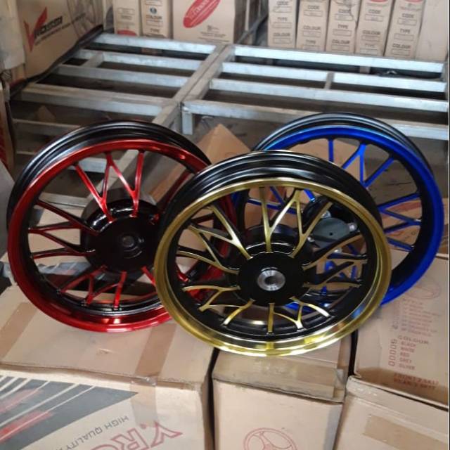Velg Racing V Rossi 215x250 ring 14 untuk Beat Vario110 