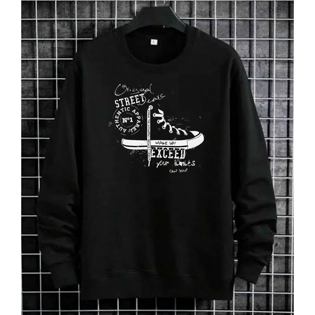 sweater crewneck pria dan wanita
