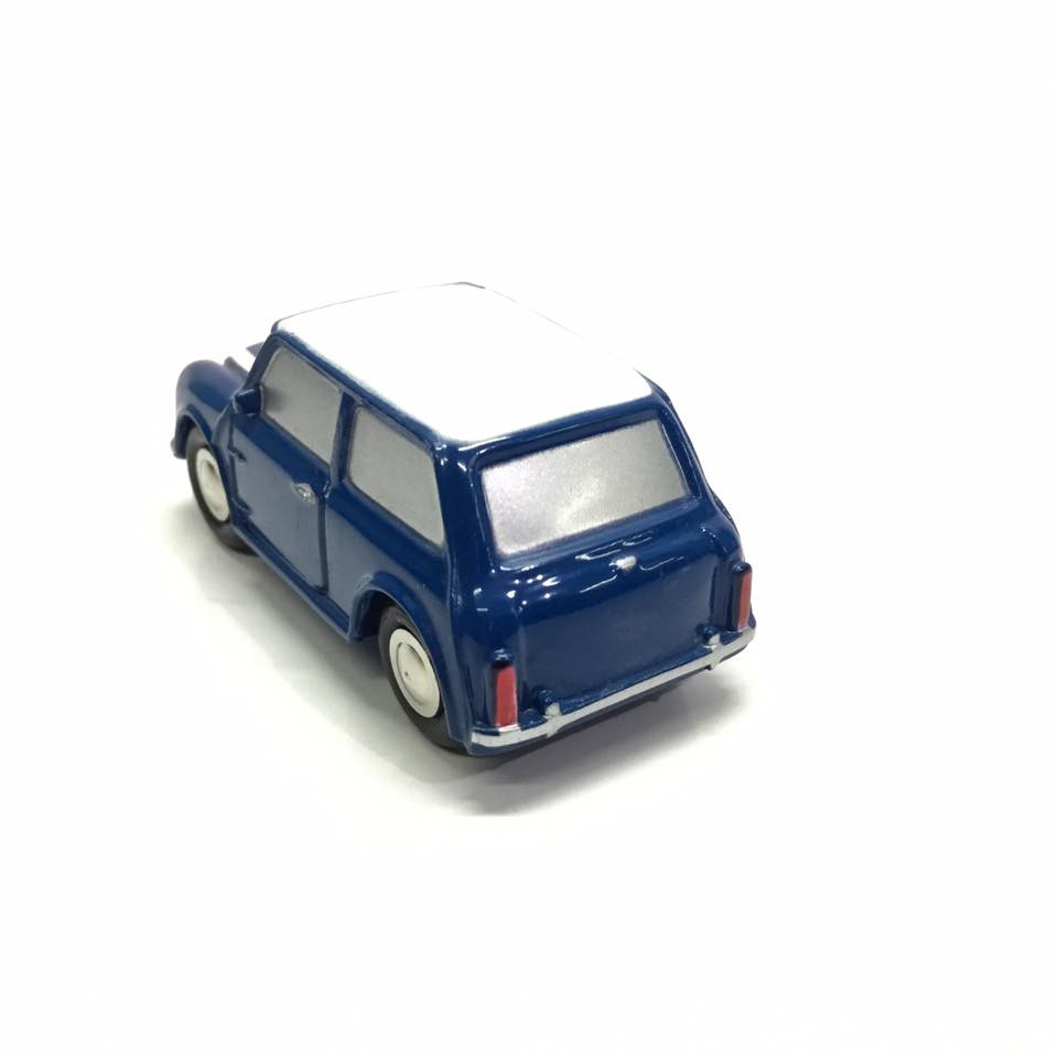 Schuco Piccolo Shell Austin Mini Biru Dealer Box Skala 90