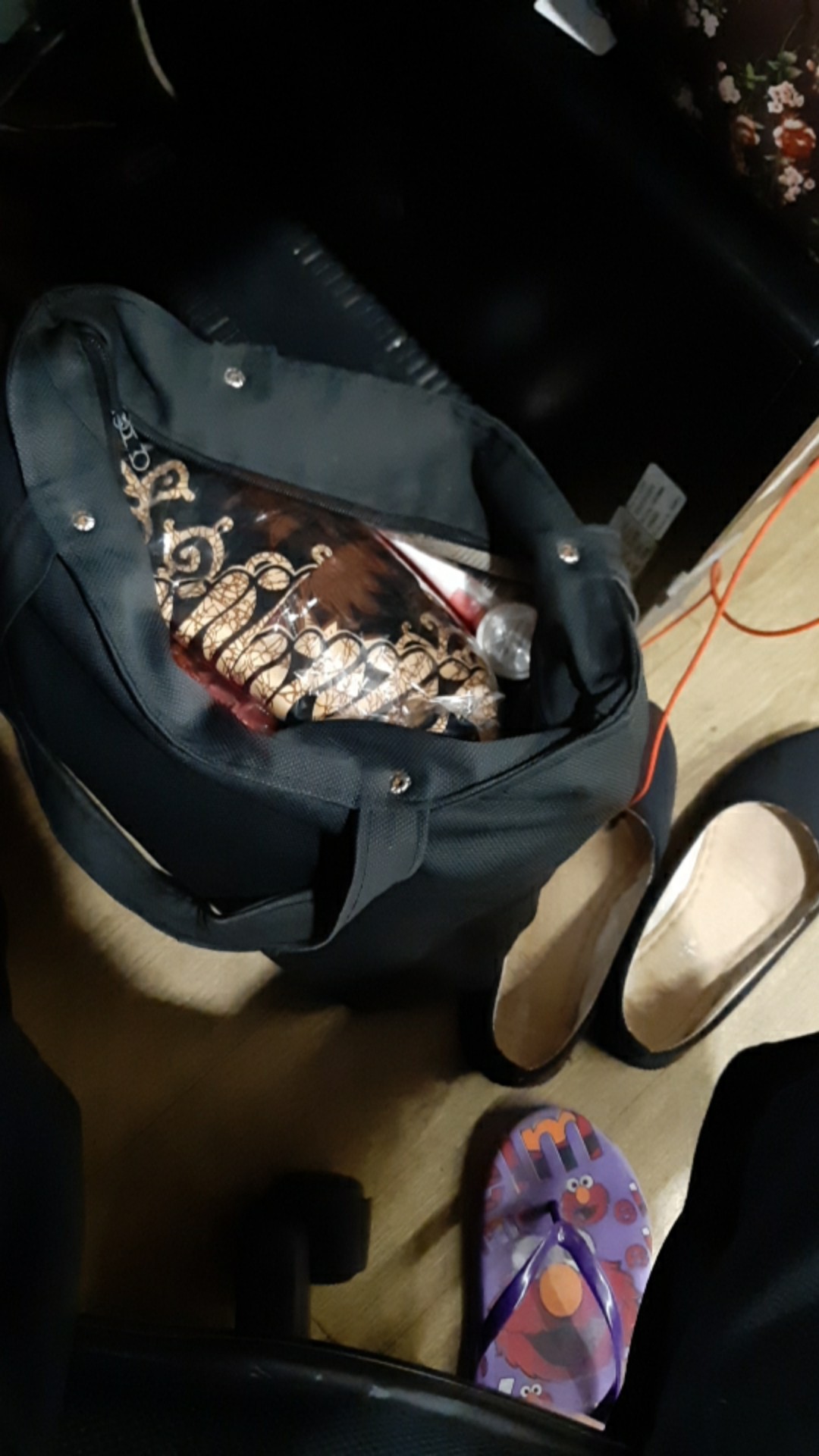 Couple Batik Kenanga Black / Rok Prisket Dengan Kemeja