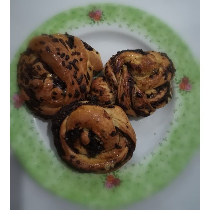 

roti konde coklat homemade