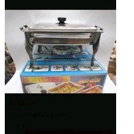 Pemanas Segi Stainless Daichi / Tempat Prasmanan Segi