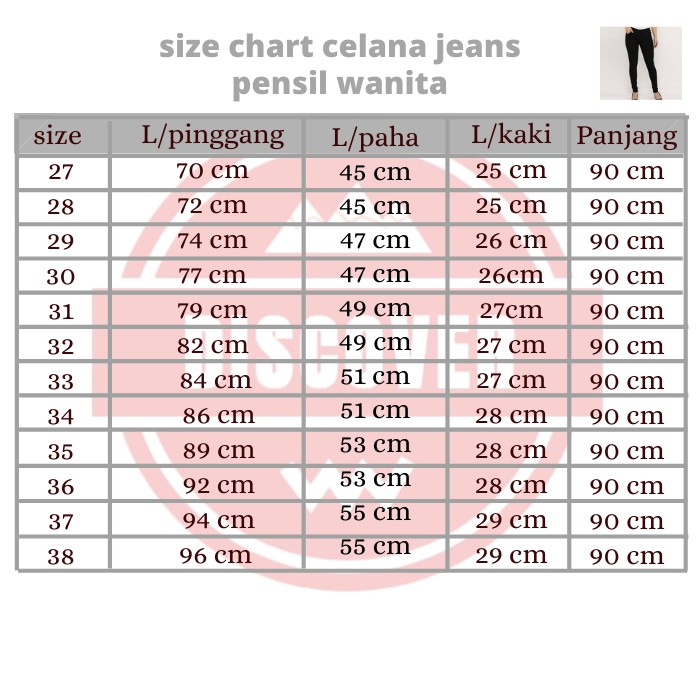 CELANA JEANS PANJANG PENSIL JUMBO WANITA MURAH KEKINIAN WARNA NAVI HITAM PUTIH ICEBLUE