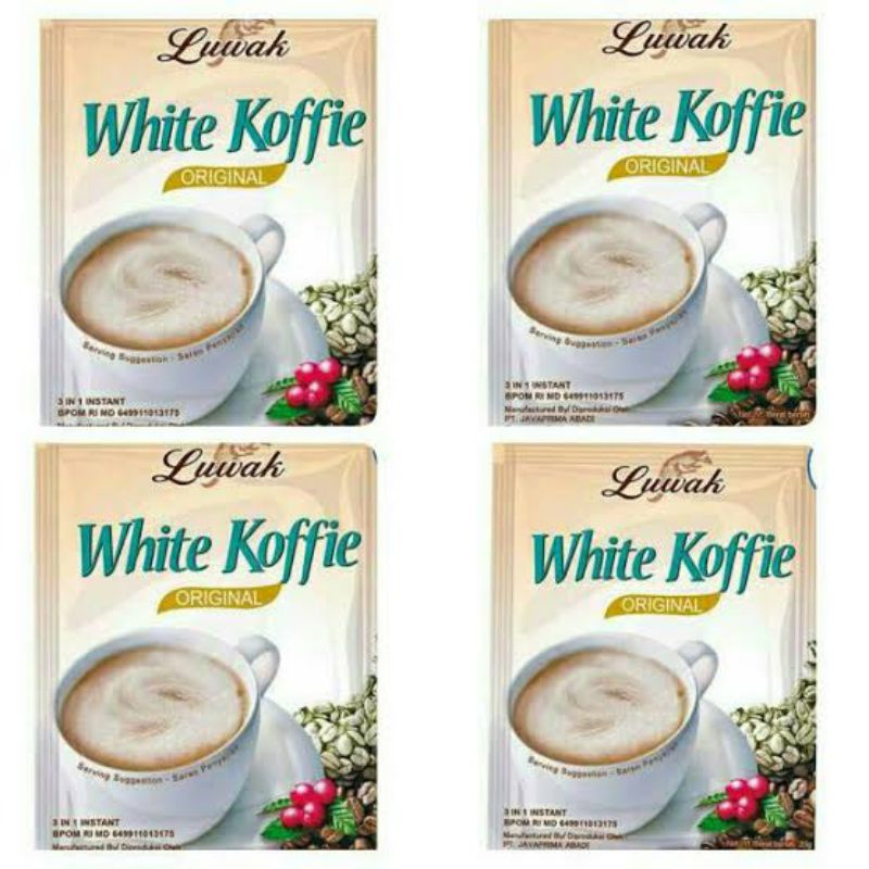 

Luwak White Coffee ORIGINAL sachet 20gr