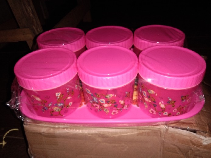 Bg04 Toples Calista Tonam Set 7 In 1 Wadah Kue Lebaran