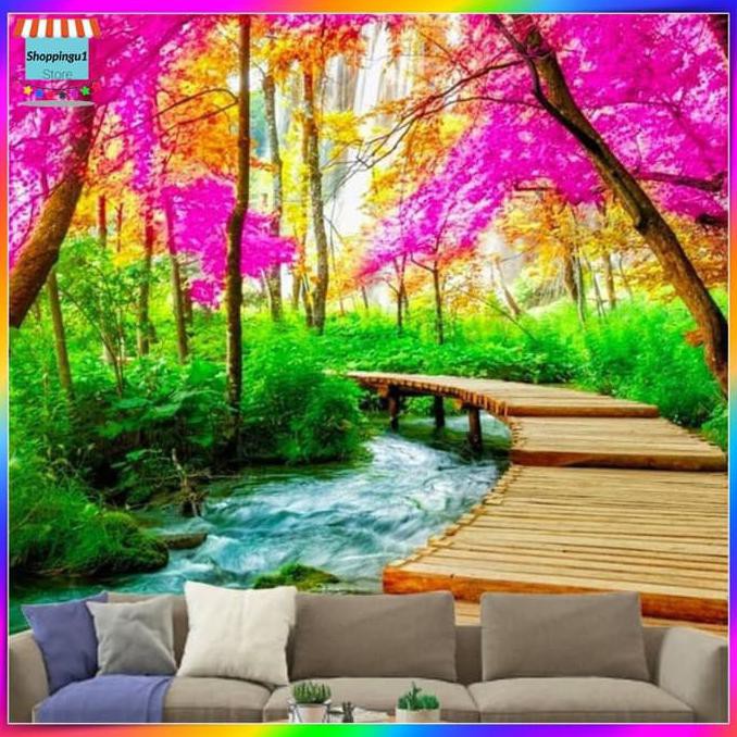 Wallpaper Custom Wallpaper 3D Wallpaper Dinding Walpaper Jembatan 2 Mudikulo.Com1:Maju8888