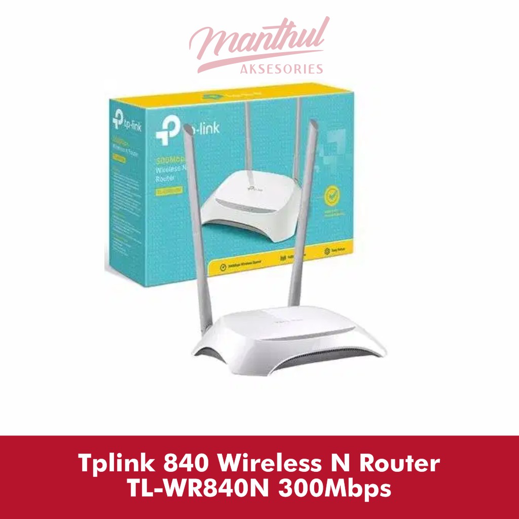 TPlink 840 Wireless N Router TL-WR840N 300Mbps