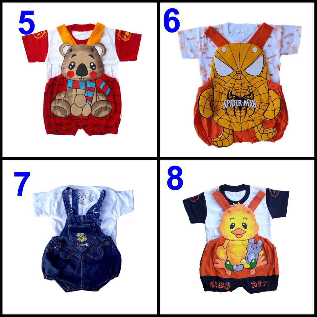 Baju anak kodok bayi - 3 Pcs 1x transaksi