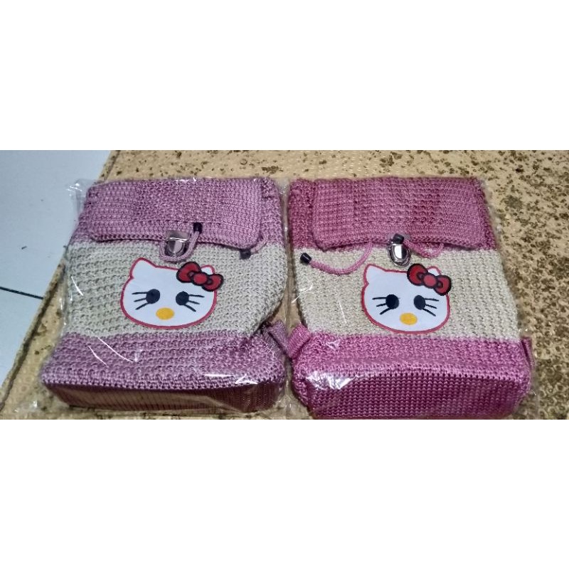 tas ransel rajut anak karakter