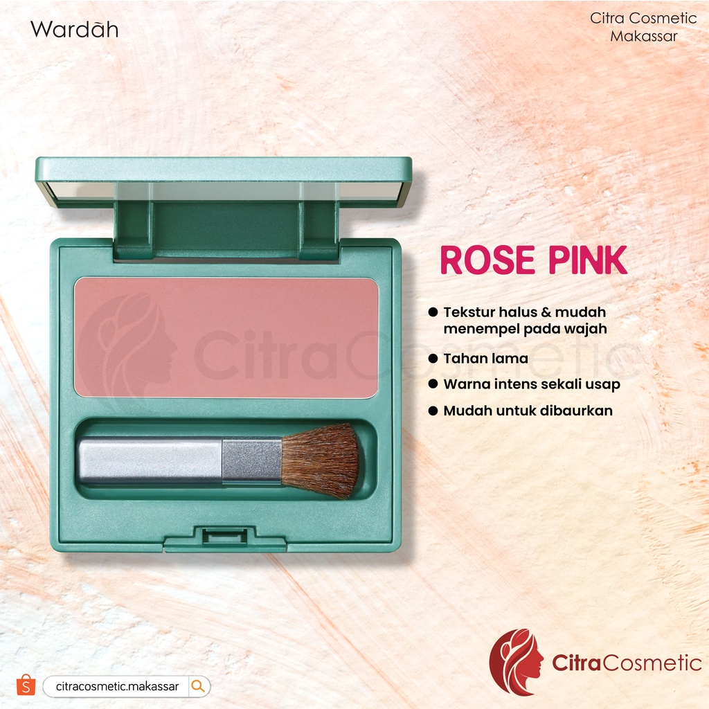 Wardah Exclusive Blush On 6,5 Gr