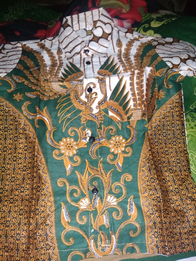 Kemeja Batik Anak Hem Cowok Kids Alita Annabel Amelia Cendrawasih
