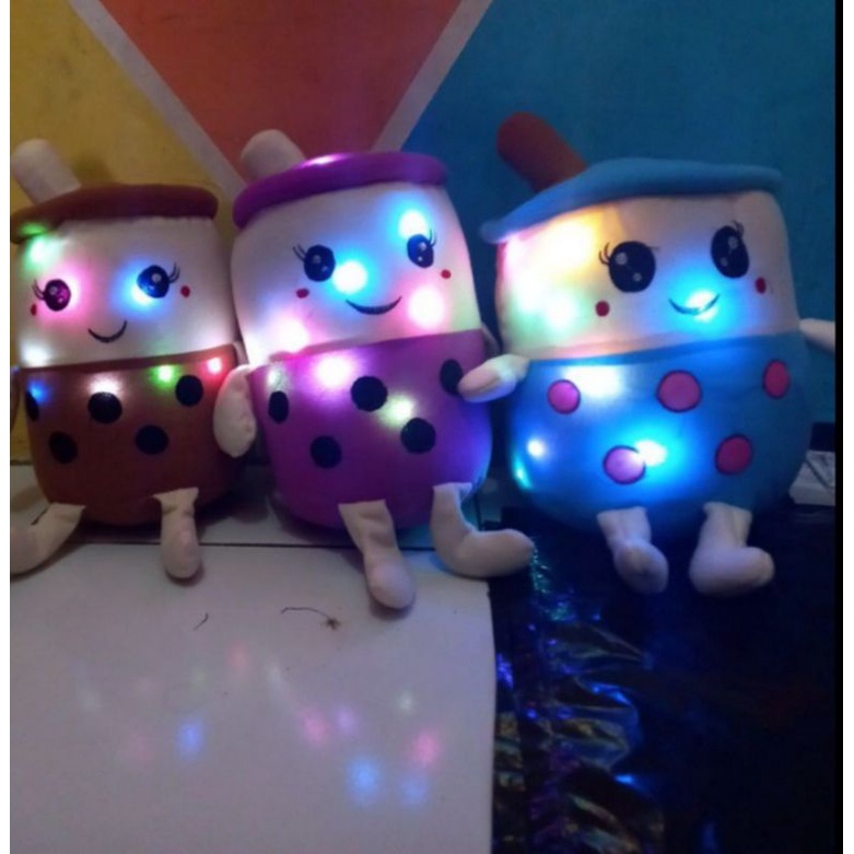 Boneka Boba Led Nyala Ukuran L Mainan anak Lucu Viral Murah