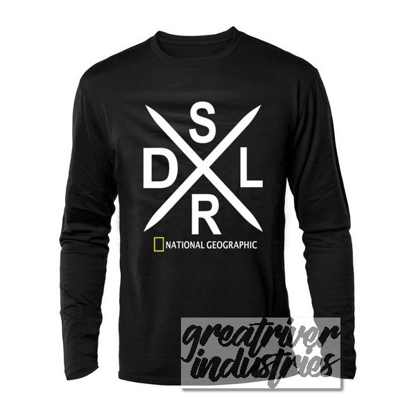kaos national dslr geographic ( lengan panjang )