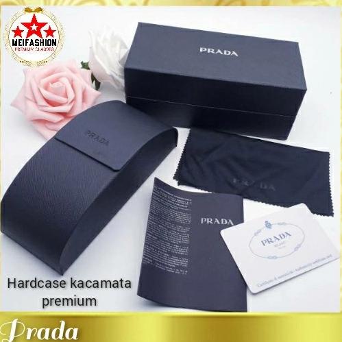 hardcase kacamata/box kacamata/tempat kacamata Pradaa/premium