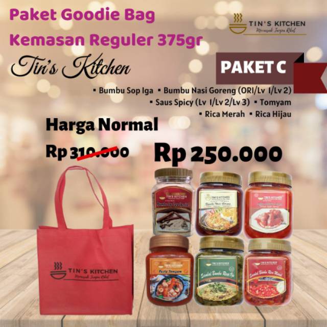 

Paket C Goody bag Tin's Kitchen