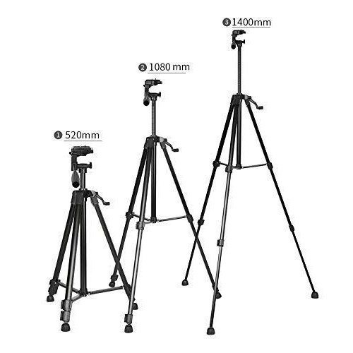 TRIPOD BIG 3366 1.4M UNIVERSAL TRIPOD STAND CAMERA BROADCAST WARNA