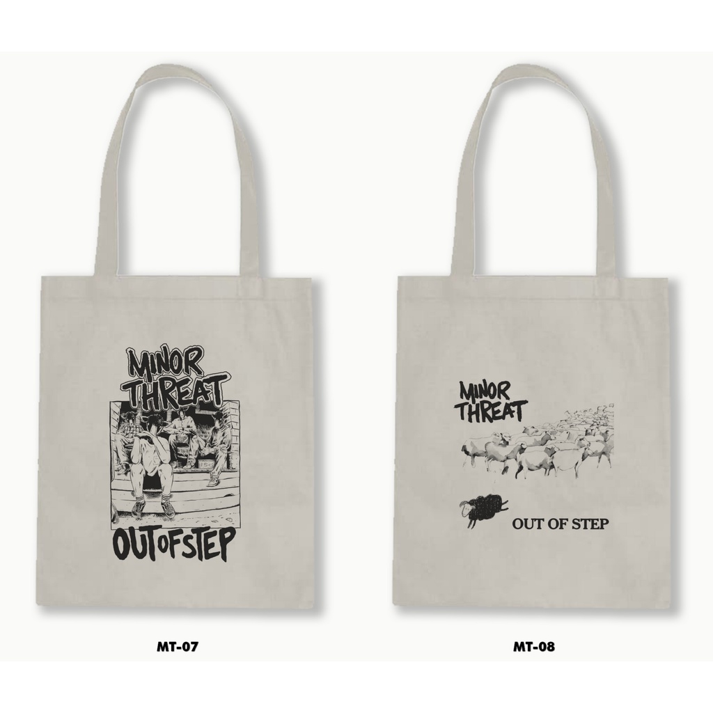 TOTE BAG BLACU - MINOR THREAT