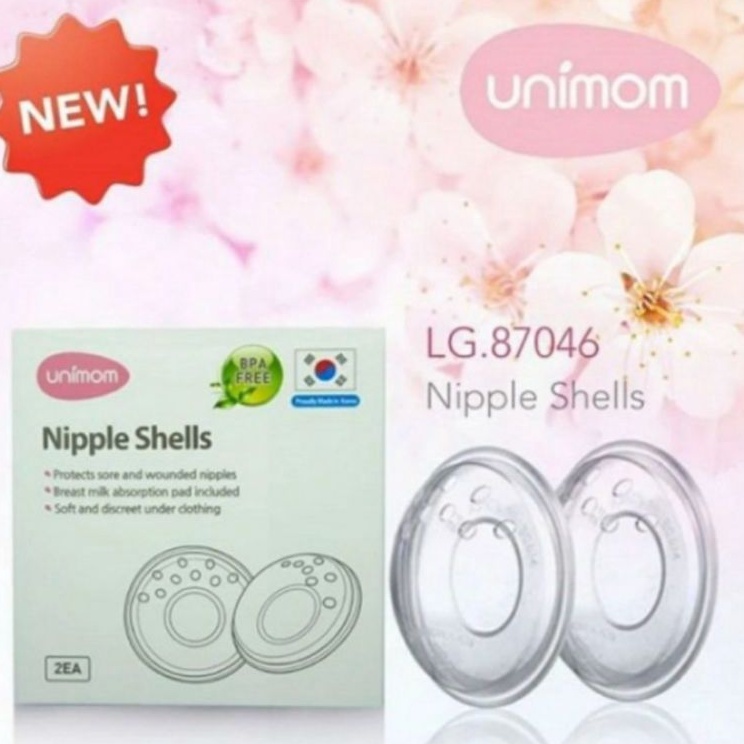 UNIMON Nipple Shell Breast Shell Pelindung Puting Lecet