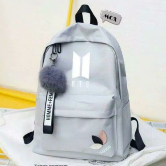 TAS RANSEL ANAK,Tas Ransel Anak Perempuan SD SMP SMA Tas Sekolah Pita BTS,TERBARU,,