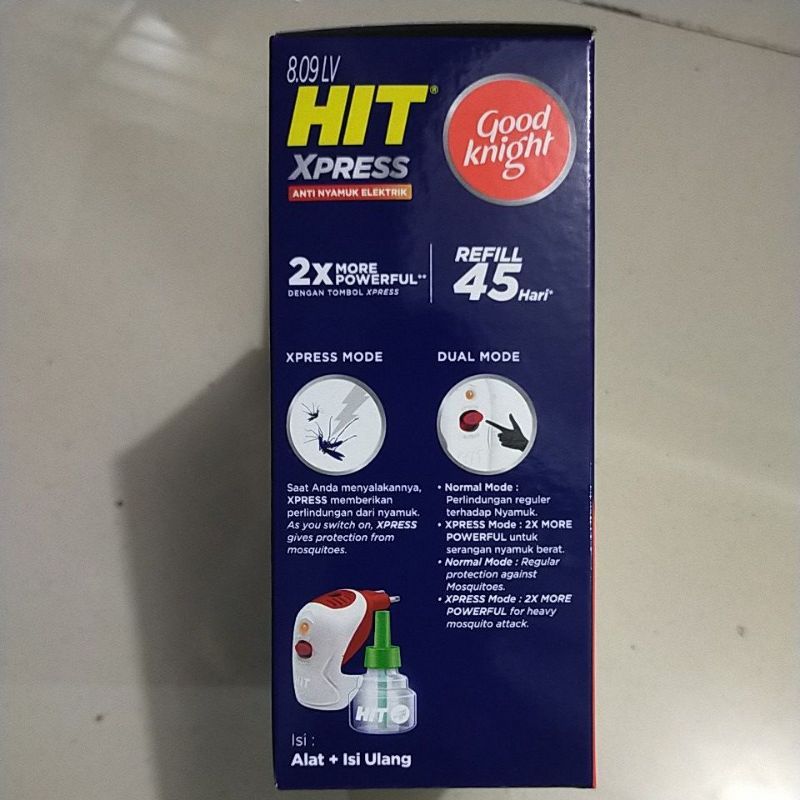 HIT EXPERT ELEKTRIK 1ALAT +1REFFIL anti nyamuk 8.09LV