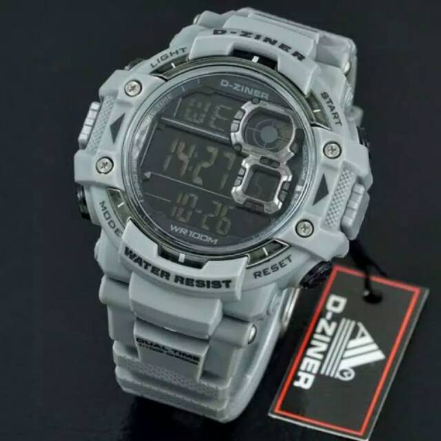 Jam tangan pria D-Ziner digital sport original