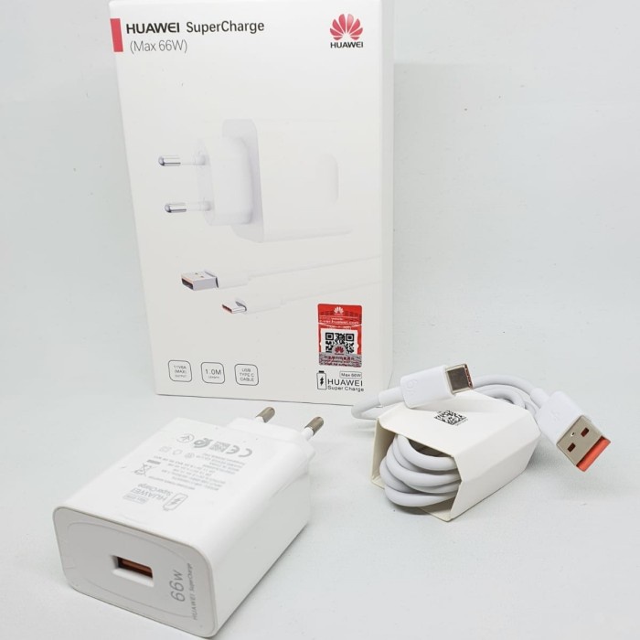 CHARGER HUAWEI DAYA SUPER CEPAT 66WATT P40 NOVA 8SE MATEPAD MATEBOOK