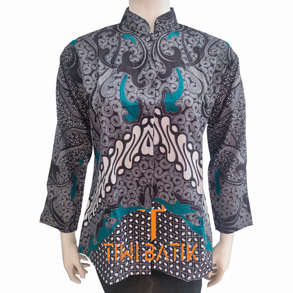 Blus Batik Wanita Katun Halus Bisa Seragam