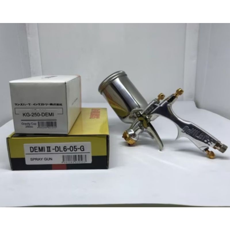 SPRAY GUN DEVILBISS DEMI 2 GRAVITY(GUN+CUP) NOZZLE 0,6mm