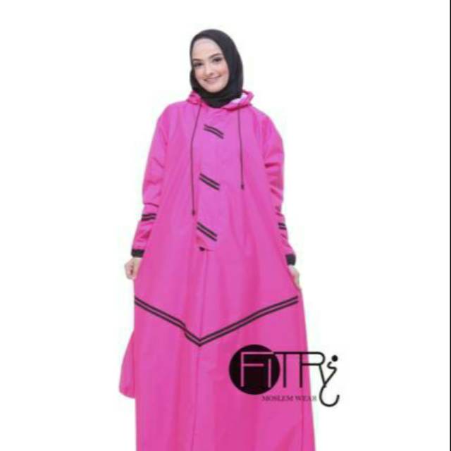 Raincoat  Muslimah Bahan Parasut Size Jumbo