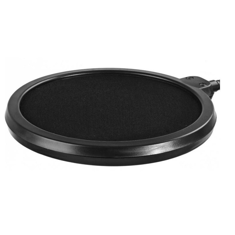 TaffSTUDIO Pop Shield Filter Mikrofon Dual Layer BOP - Black