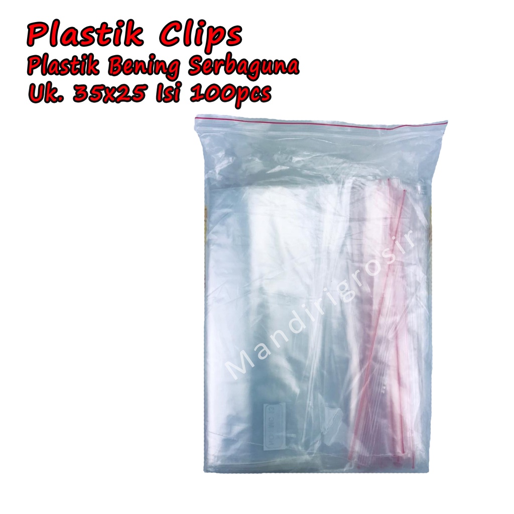 Plastik Serbaguna *Plastik Klip * Plastik uk.25x35 100pcs*