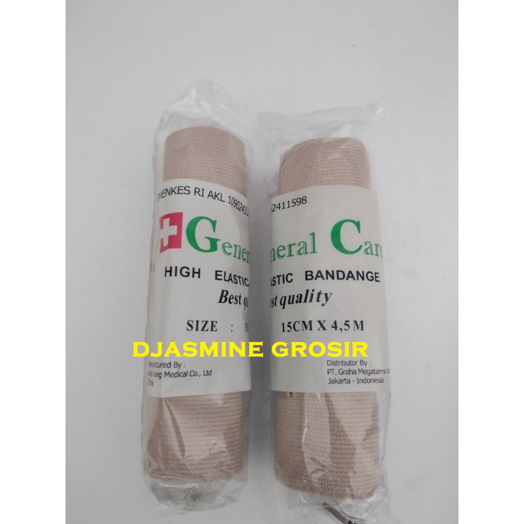 Elastic Bandage General Care / Perban Elastis Gc Uk 3' 4' 6'