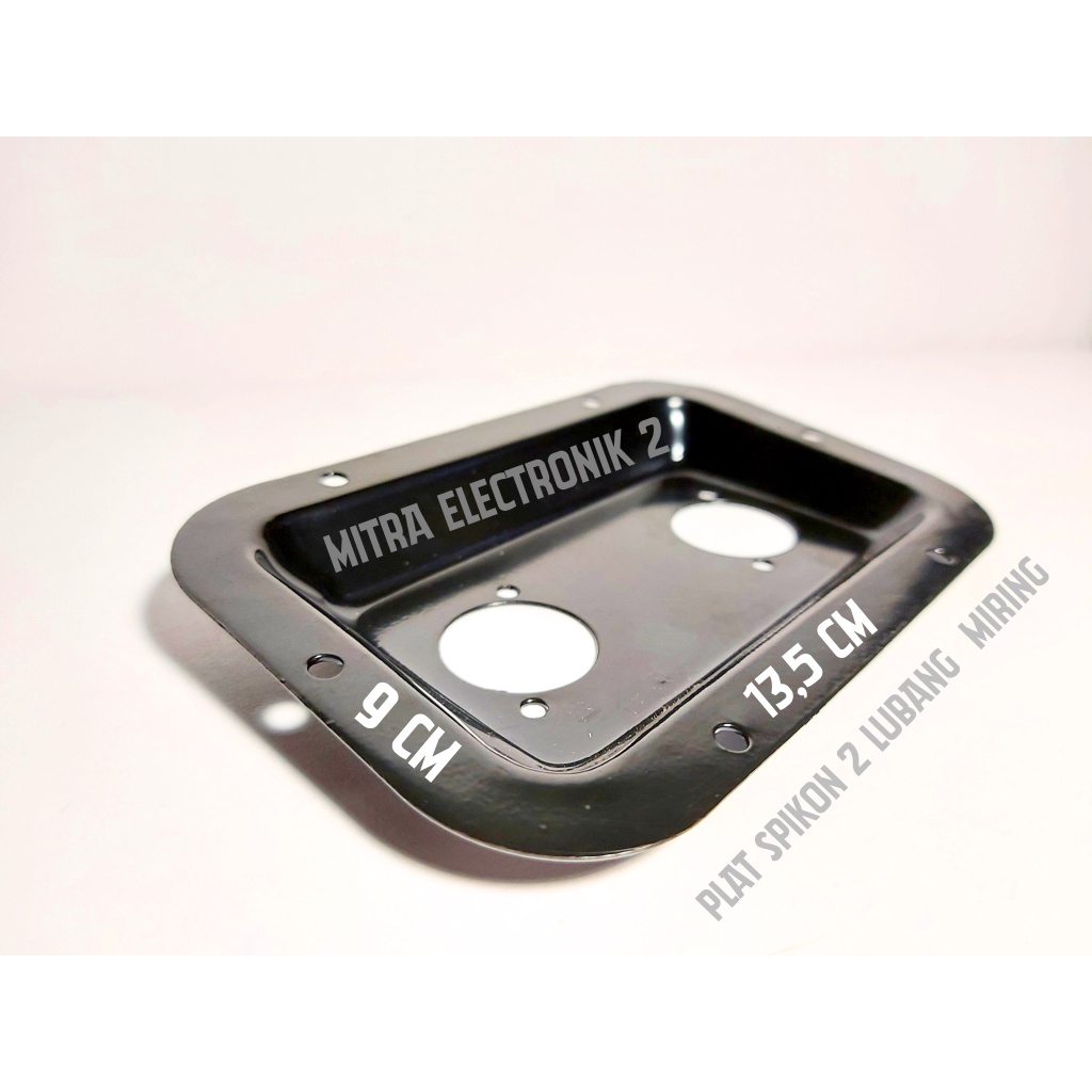 PLAT SPIKON MIRING LUBANG 2 BESI BAGUS IMPORT/ TERMINAL SPIKON 2 LUBANG MIRING / 2 LUBANG SPICON MIRING